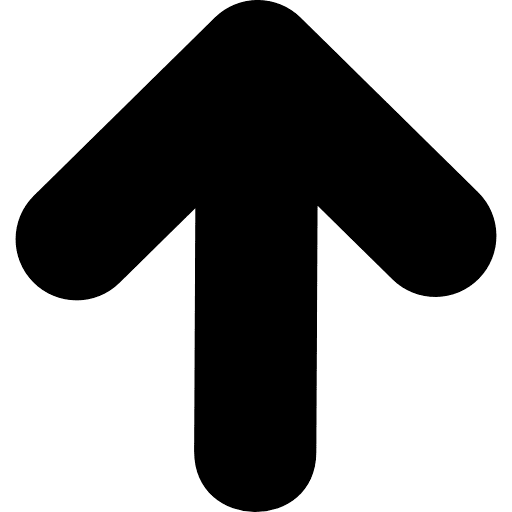 Uma seta que representa a direção do vento